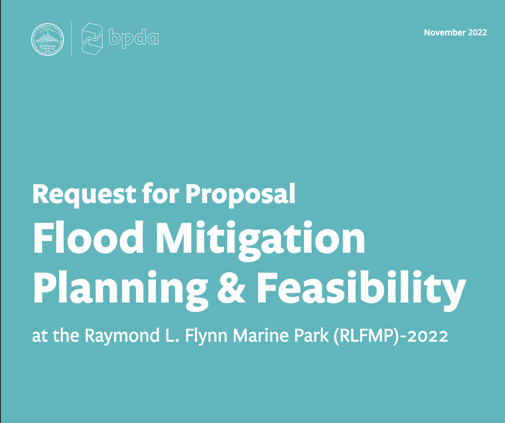 Flood Mitigation Planning _ Feasibility for the Raymond L. Flynn Marine Park (RLFMP) 2022